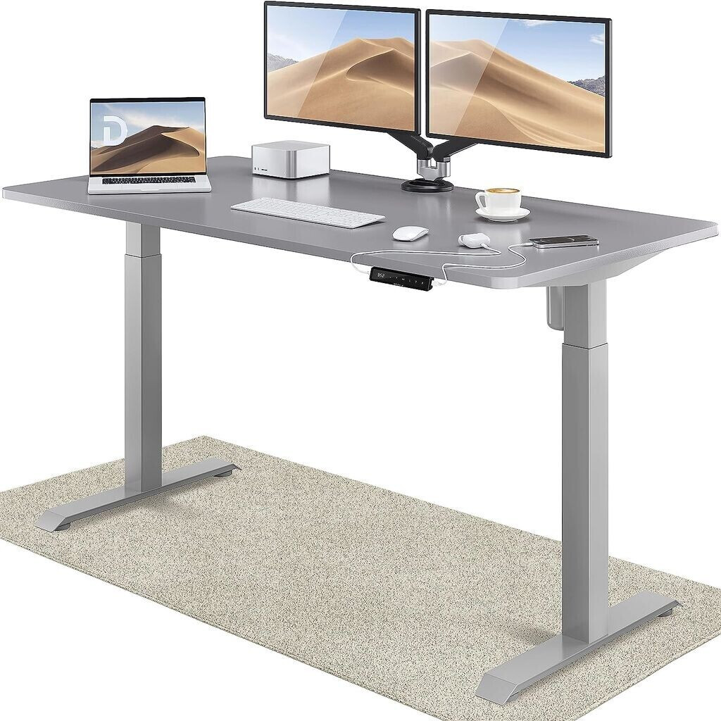 Desktronic Home One 160x80cm Grey/Grey