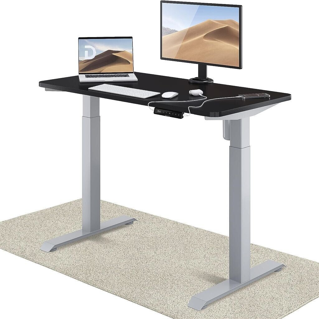 Desktronic Home One 120x60cm Black/Grey