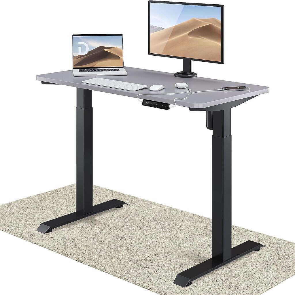 Desktronic Home One 120x60cm Grey/Black