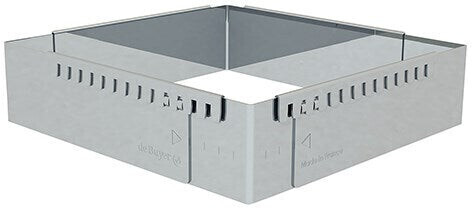 Silikomart Cadre entremets carré adaptable inox 20 cm (013204)
