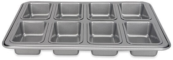 ScrapCooking Moule en acier revêtement anti-adhérent 8 mini cakes (035158)