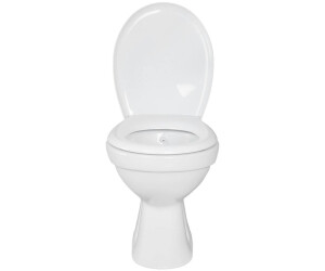 Belvit WC Con Funzione Bidet E Doccia Igienica Taharet: Scarico Verticale, Ceramica Bianca, Altezza 40 Cm, Senza Sedile