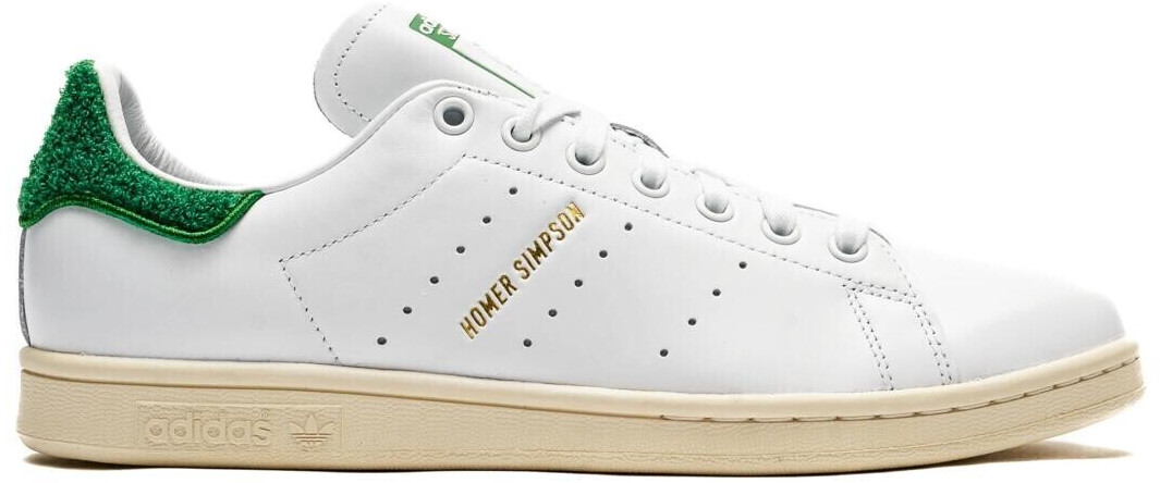 Adidas originals white and yellow stan smith sneakers best sale