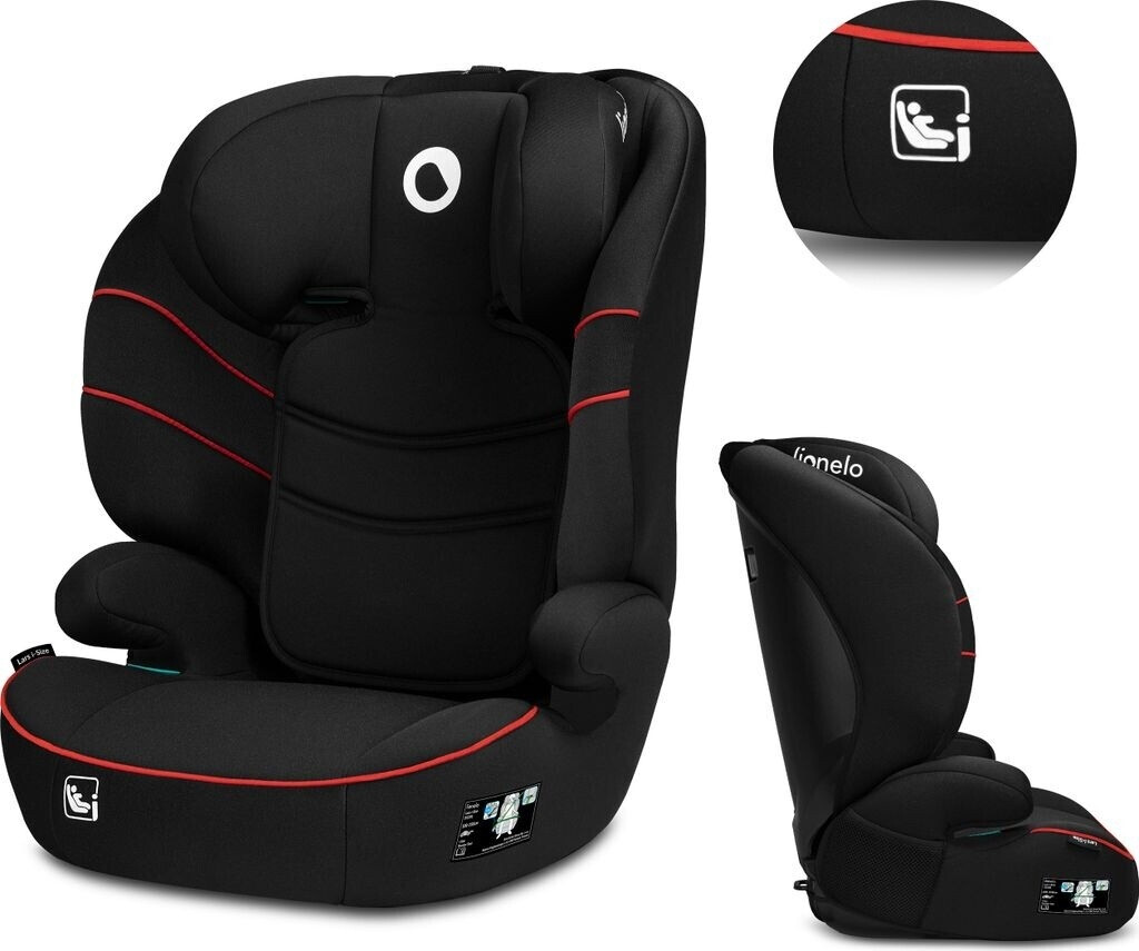 Lionelo Lars i-Size sporty black red