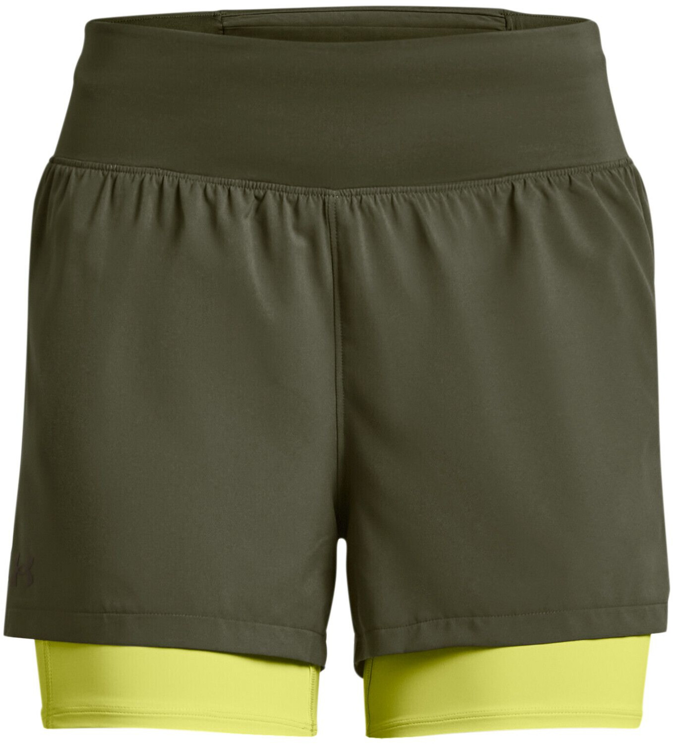 Under Armour Run Elite Shorts Women 1376759 marine OD green lime yellow ab 16 90 Preisvergleich bei idealo