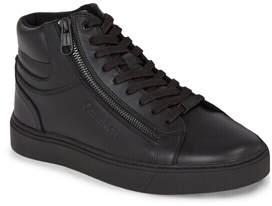 Calvin Klein High Top Lace Up W/Zip Rubb HM0HM01269 Triple Black 0GJ