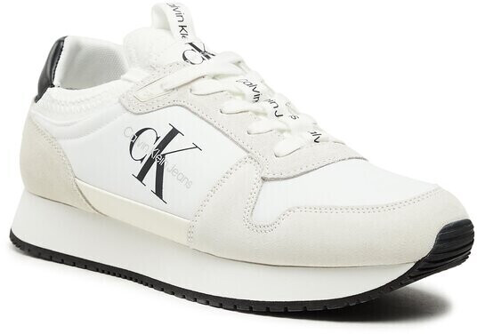 Calvin Klein Runner Sock Laceup Ny-Lth YM0YM00553 Bright White/Amethyst 01W