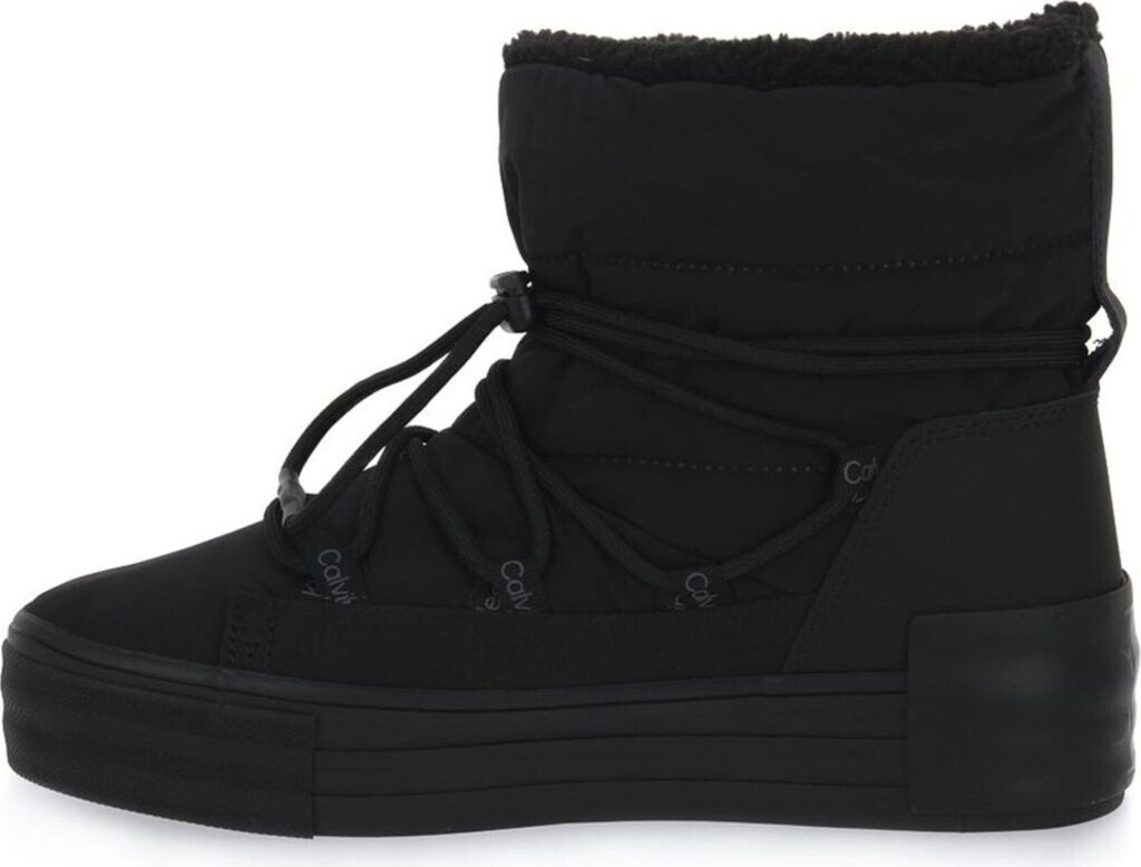 Calvin Klein Bold Vulc Flatf Snow Boot Wn YW0YW01181 Triple Black 0GT