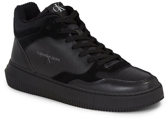 Calvin Klein Chunky Mid Cupsole Coui Lth Mix YM0YM00779 Triple Black 0GT