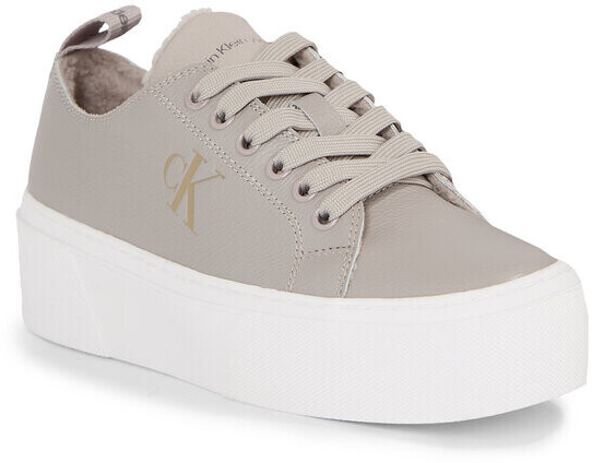 Calvin Klein Cupsole Flatform Low Wl Lth Wn YW0YW01107 Porpoise PQ1