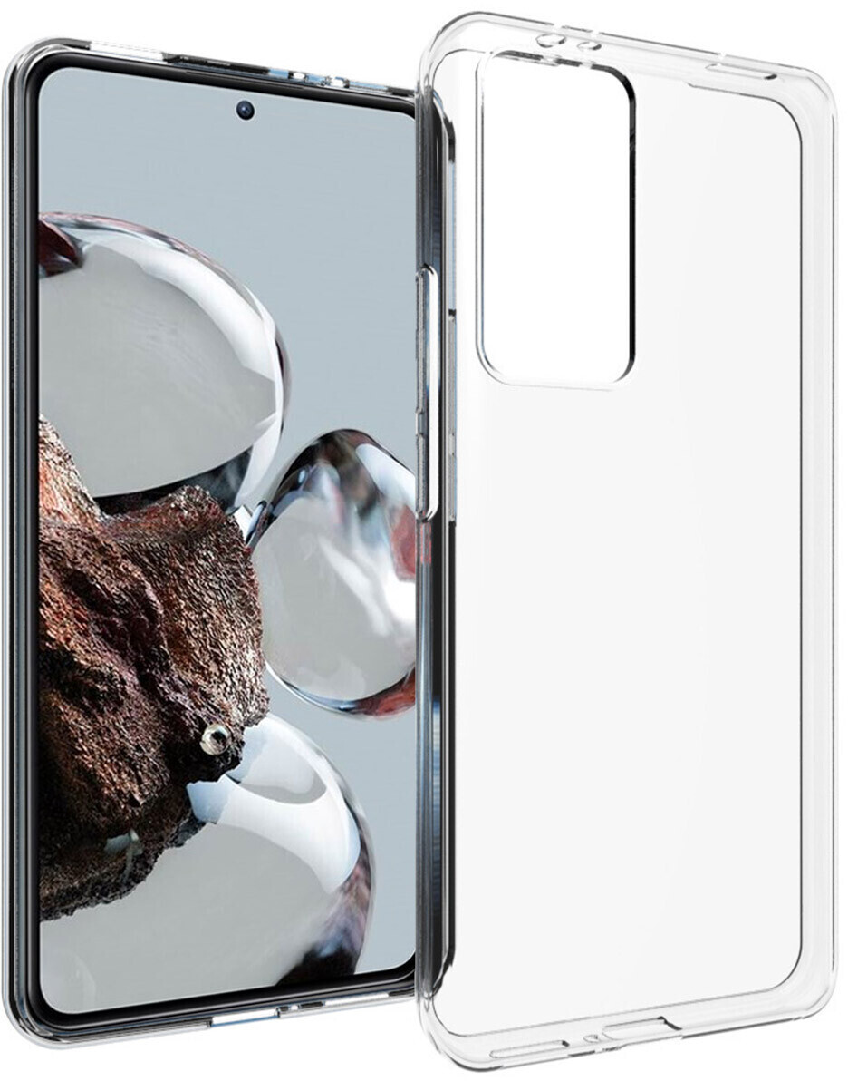 Handyhülle Mit Ringhalter Für Xiaomi 12T Pro – Magnetisch, Drehbar, TPU-Silikon, Weiß