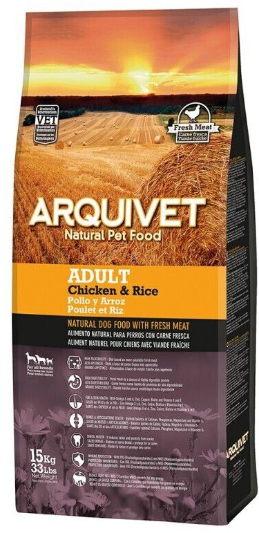 Arquivet Adult Dog Food Chicken & Rice 12 kg