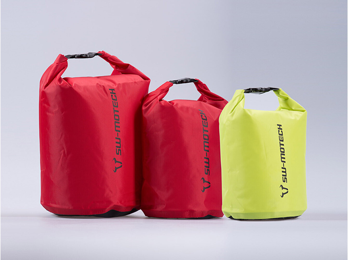 SW-Motech Drypack Storage WP Bag Set with Roll Closure 4/8/13 L yellow/red