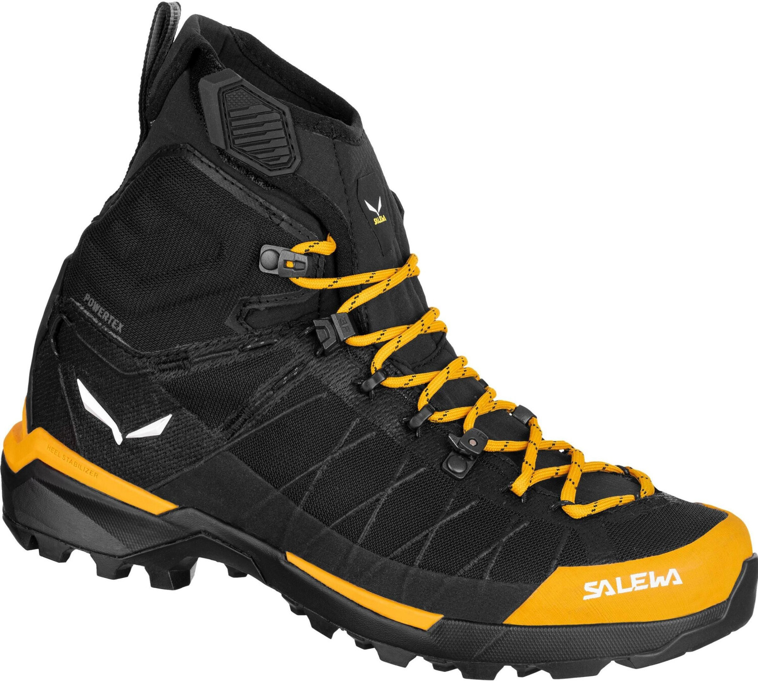 Salewa Ortles Light Mid PTX M, Scarpe Da Trekking E Tempo Libero Uomo, Tecnologia Powertex E Suola Vibram, Leggere E Resistenti