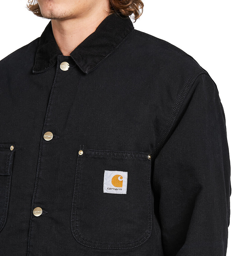 Carhartt WIP OG Chore Coat Dearborn Canvas (I027357) black/black aged canvas