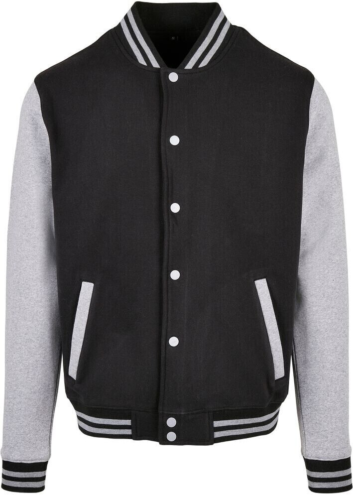 Build Your Brand Basic College Jacket (BB004) black/heather