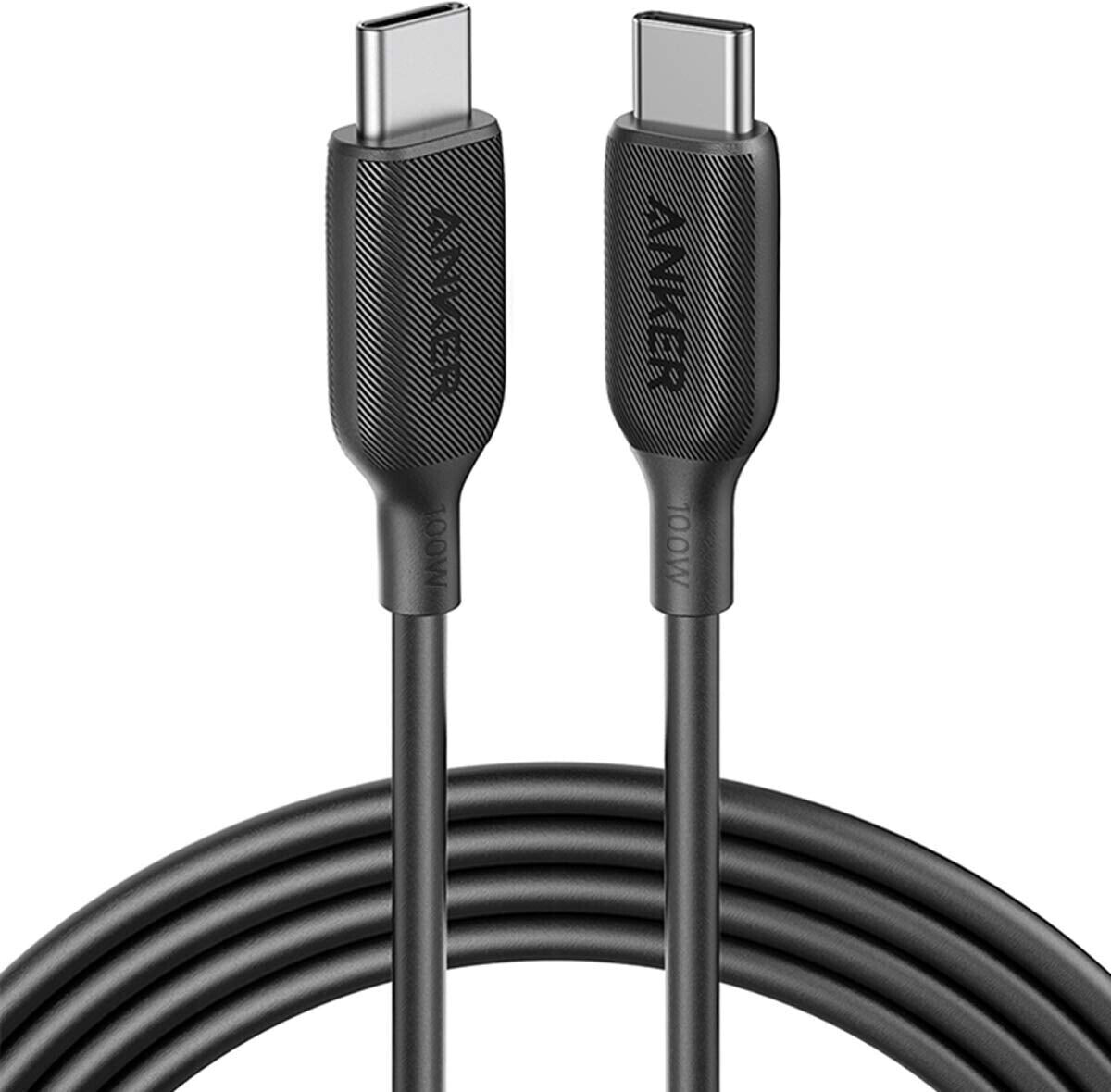 Photos - Cable (video, audio, USB) ANKER Tech  543 USB-C to USB-C Cable 1,8m Black 