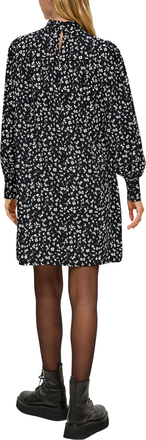 S.Oliver Crêpe-Kleid mit Raffung (2134678) schwarz ab 32,69 € |  Preisvergleich bei