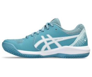 Asics Gel dedicate 8 Clay Women gris blue white ab 40 00 Preisvergleich bei idealo