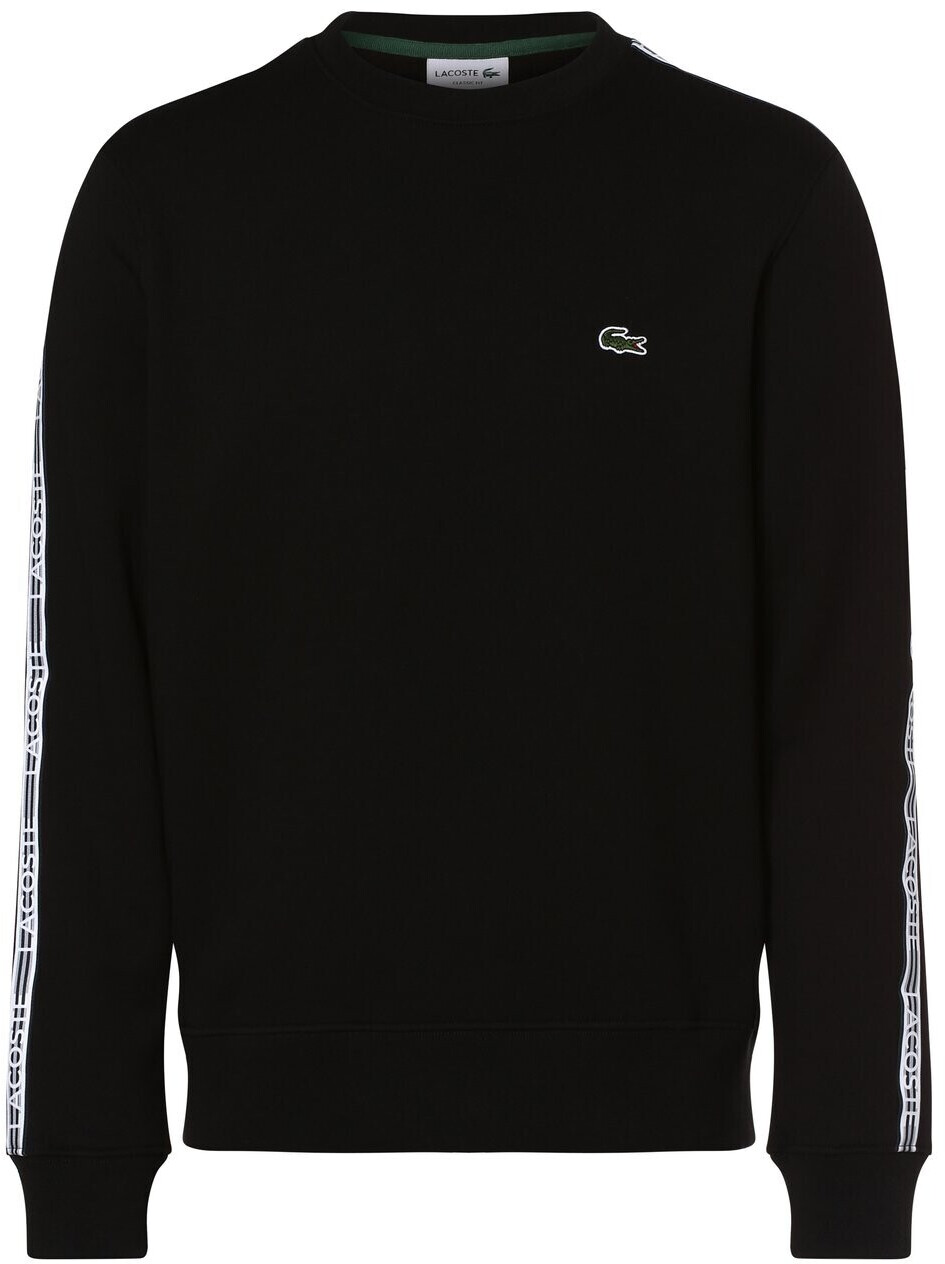 Sweat lacoste noir homme outlet