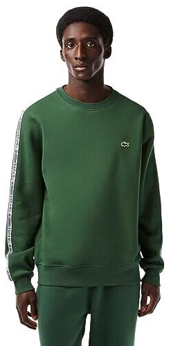 dunkelgrün Lacoste Jogger-Sweatshirt mit (SH5073) bei aus | Herren Logostreifen Preisvergleich 82,79 ab € Flanell