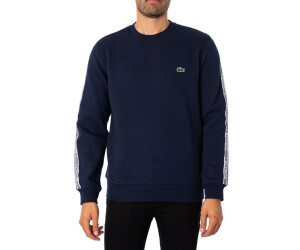 Lacoste Herren Jogger-Sweatshirt aus Flanell | ab navy bei (SH5073) Preisvergleich mit blau Logostreifen 70,00 €