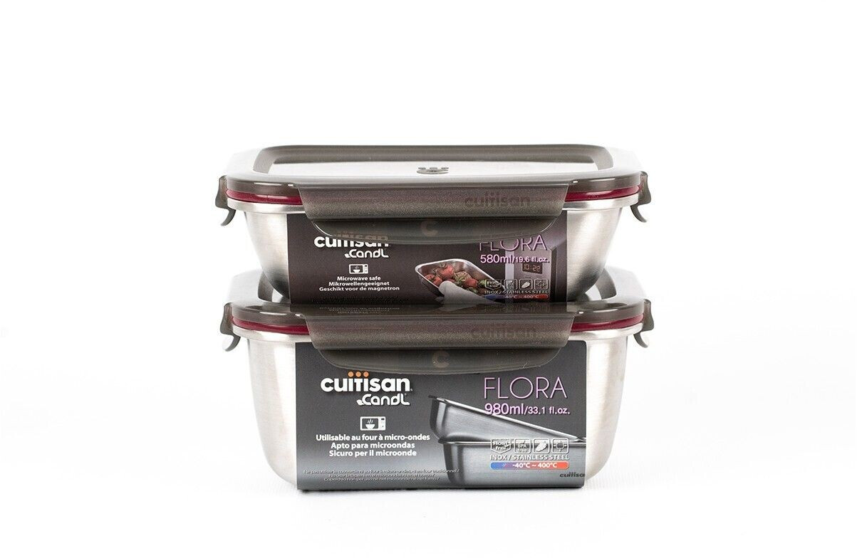 Cuitisan Lot de 2 boites alimentaires (1390792)