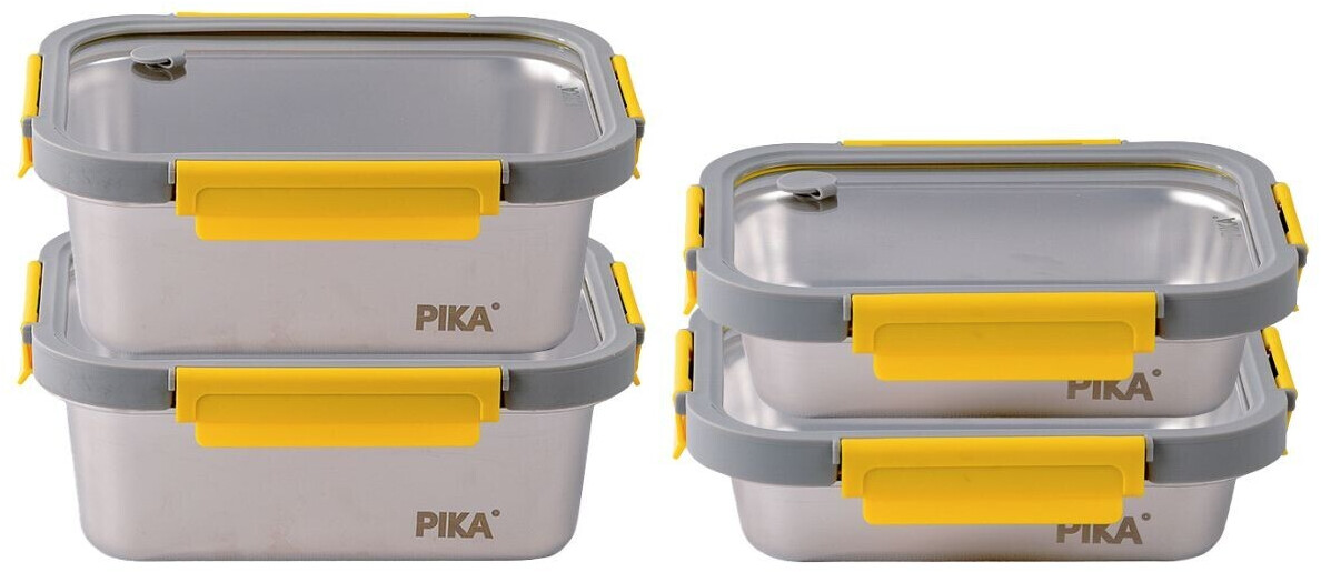 Pika Edition Lot de 4 boites alimentaires. (1391072)