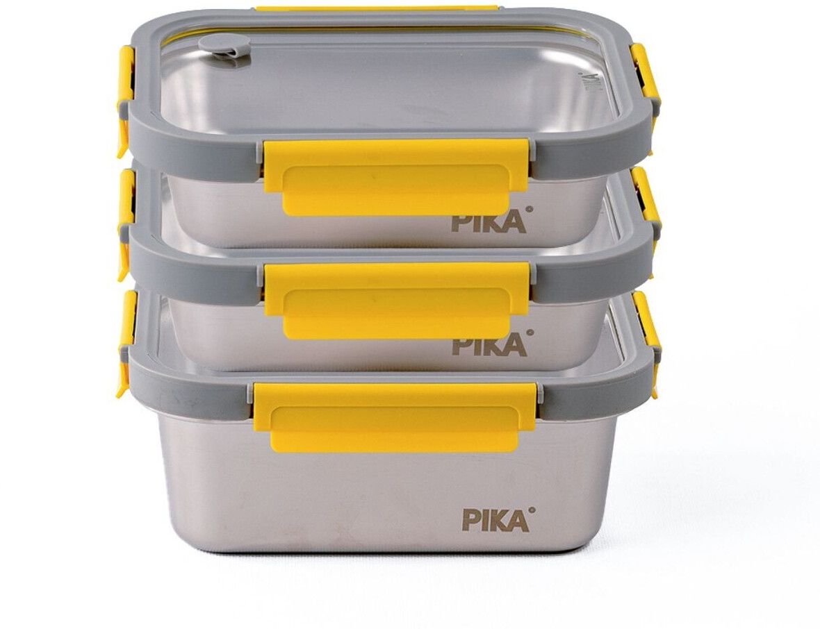 Pika Edition Lot de 3 boites alimentaires. (1390990)