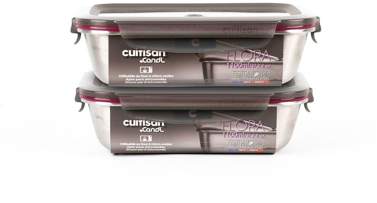 Cuitisan Lot de 2 boites alimentaires (1390822)
