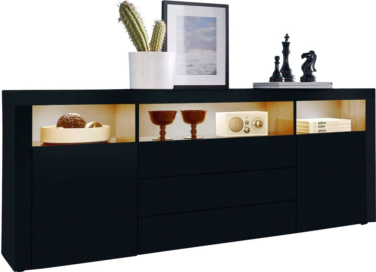 Borchardt-Möbel Santa Fe 166x72cm matt-schwarz 254,99 ab | € bei Preisvergleich