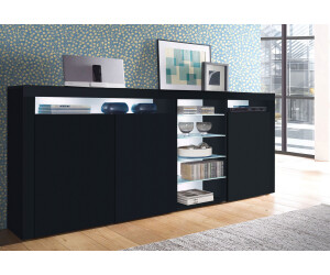 Borchardt-Möbel Santa Fe 200x89cm matt-schwarz ab 349,99 € | Preisvergleich  bei | Regale