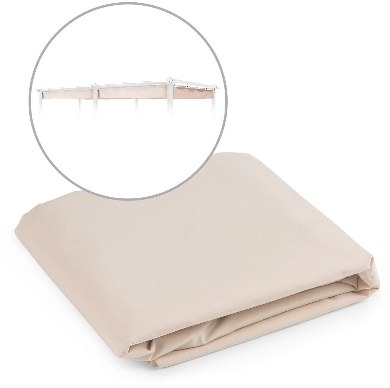 Garden Winds Ersatzdach Für Verano Pergola – Beige, Wasserdicht, Feuerhemmend & Mit UPF 50+