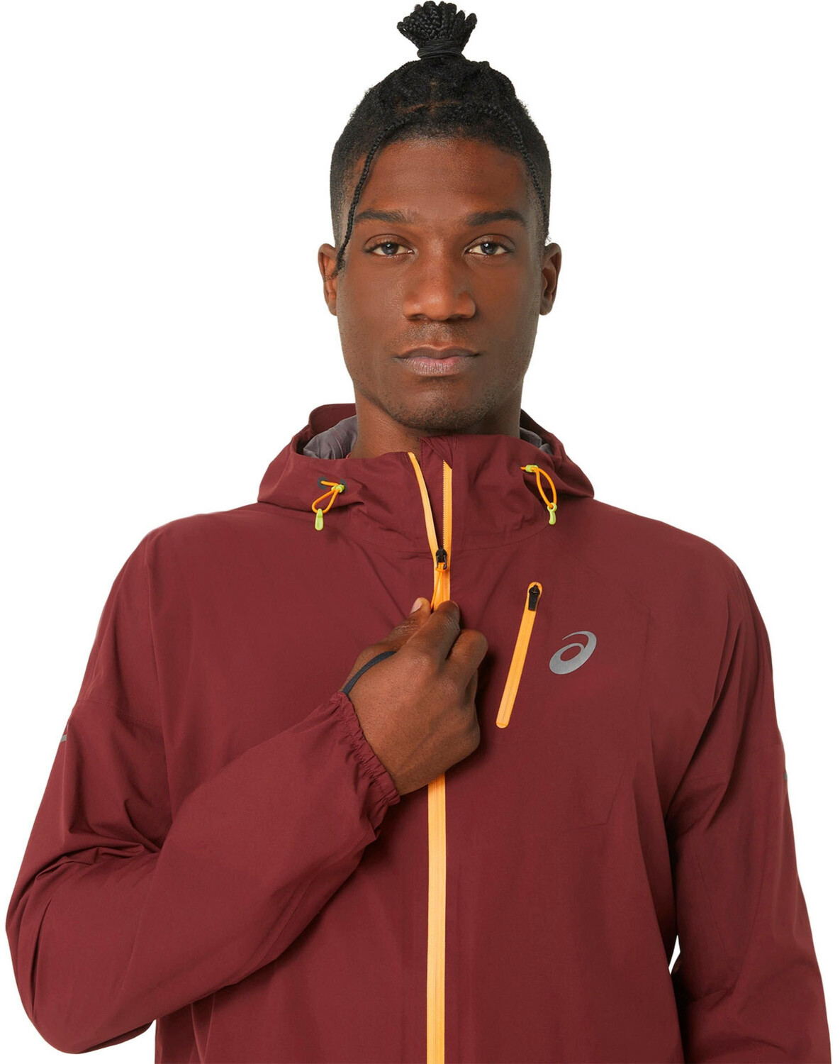 Asics run hood jacket new arrivals