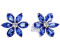 Pandora Sparkling Blue Herbarium Cluster Earrings (292407C01)