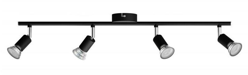 Philips Spotlight LIMBALI 4xGU10/50W/230V black