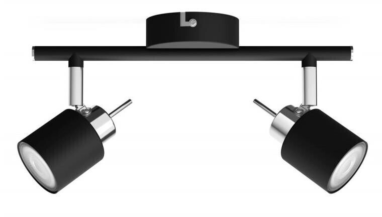 Philips Spotlight MERANTI 2xGU10/35W/230V black