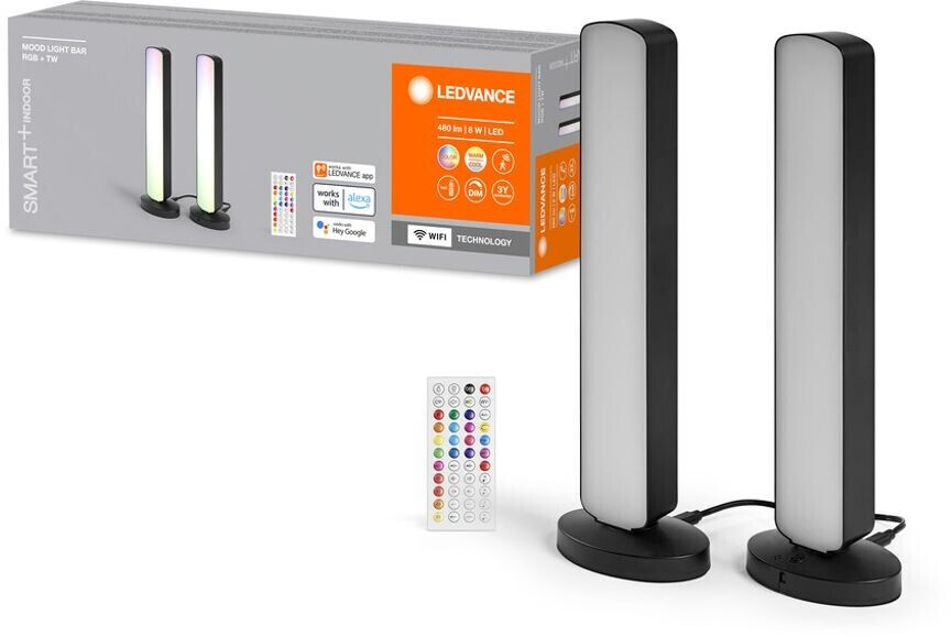 LEDVANCE SET 2x dimmable LED RGBW table lamp MOOD LIGHT LED/4W/230V + remote control