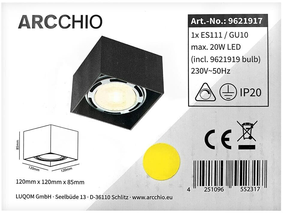 Arcchio LED spotlight MABEL 1xGU10/ES111/11.5W/230V