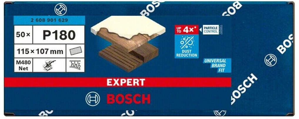 Bosch M480 grinding net 115 x 107 mm G 180 (50 pcs.)