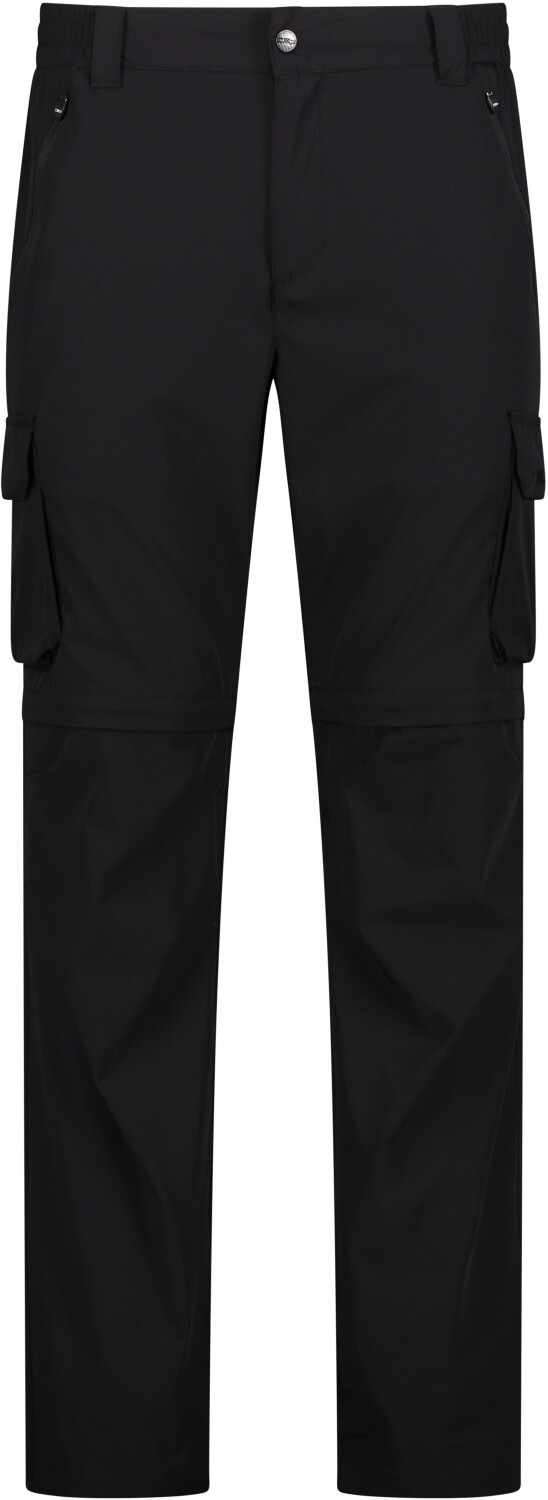 CMP Men's Zip-Off Stretch Trousers With Cargo Pockets (31T5627) nero