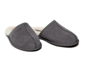 Mens ugg slippers grey outlet