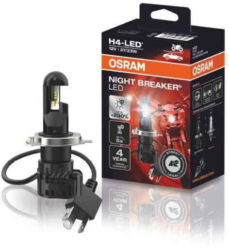 Osram Night Breaker LED bulbs H4 64193DWNB / H7 64210DWNB
