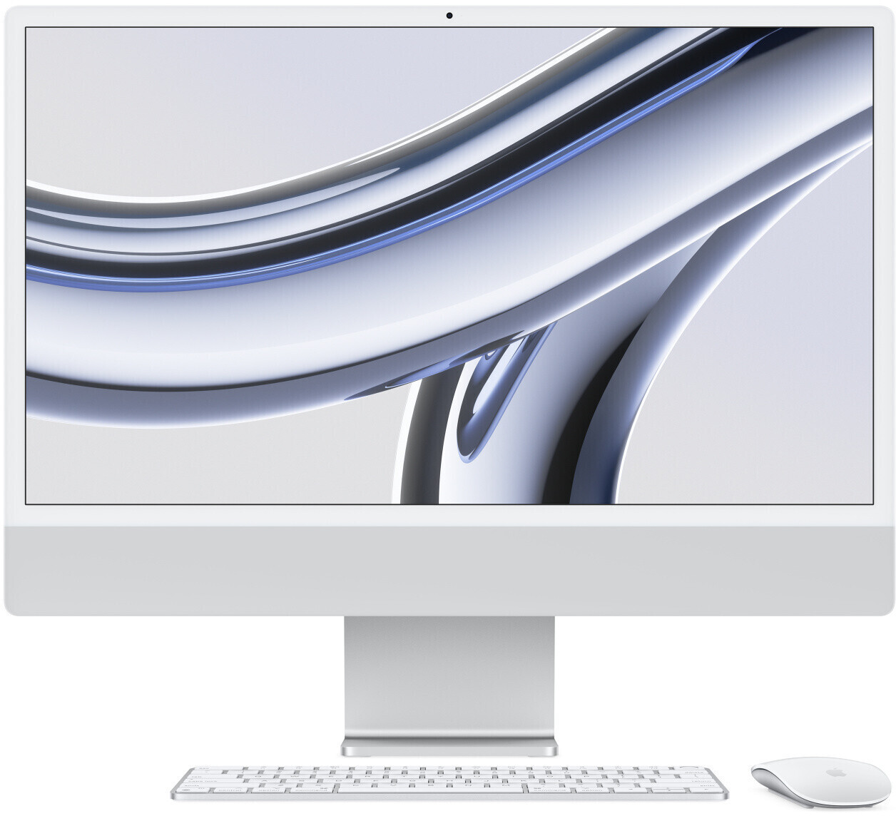 Apple iMac 24 M3 [2023] (MQR93D/A) argent