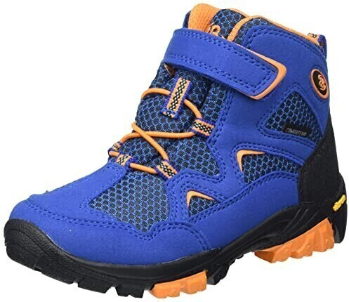 Brütting Mount Mera Kids High Cross Running Shoe Blue Orange