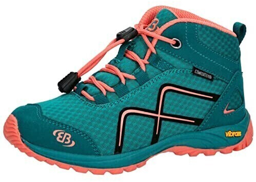 Brütting Guide High Cross Running Shoes Petrol Salmon