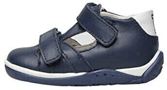 Falcotto BEMY Half-closed Sandal with Velcro Closure White Blue