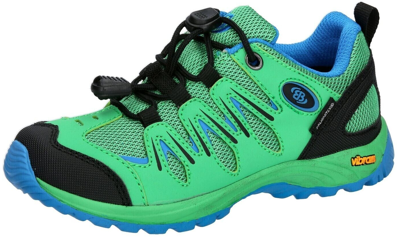 Brütting Expedition Kids Trail Running Shoes green blue black