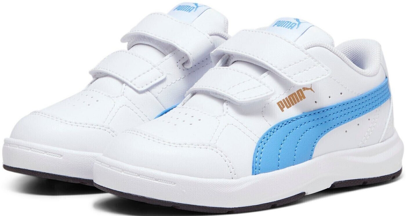 Puma Evolve Court V PS Kids (389145) puma white/regal blue/gold