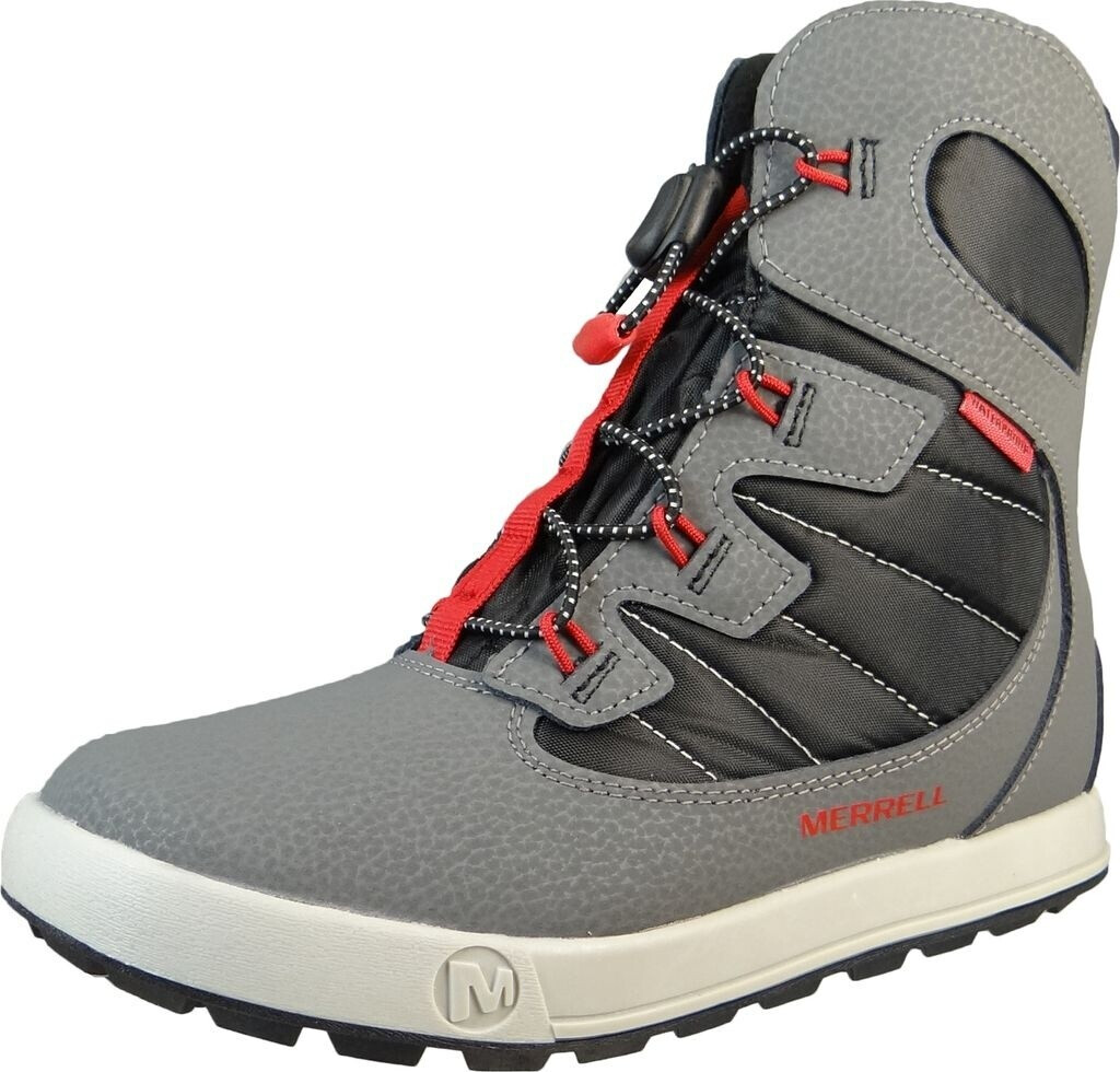 Merrell Snow Bank WTRPF Snow Grey Black RED